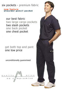 men's unisex scrub sets